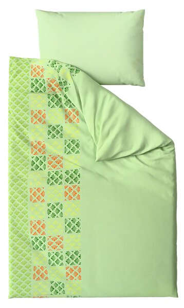 Lenjerie de pat din microsaten VELLARI, verde Dimensiune lenjerie de pat: 70 x 90 cm | 140 x 200 cm