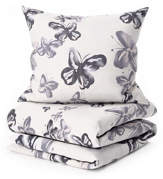 Lenjerie de pat din microfibra BLACK BUTTERFLY crem Dimensiune lenjerie de pat: 2 buc 70 x 80 cm | 160 x 200 cm