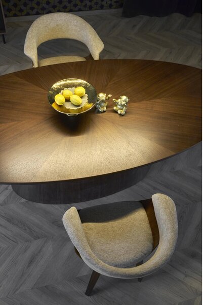Masa moderna dining VAGNER, nuc, 220x98x76 cm