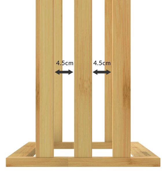Suport de prosoape de bambus RUBBY, 40x24x82cm, maro Casaria