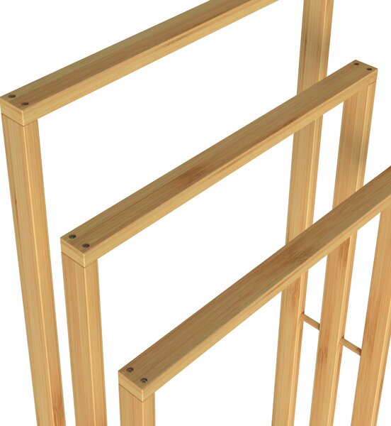Suport de prosoape de bambus RUBBY, 40x24x82cm, maro Casaria