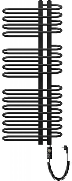 Mexen Ops, element electric de încălzire 1300x550 mm + tijă de încălzire 900 W, negru, W122-1300-550-2900-70