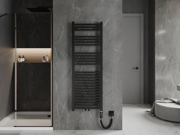 Mexen Pluton, element electric de încălzire 1450x500 mm + tijă de încălzire 900 W, negru, W106-1450-500-2900-70