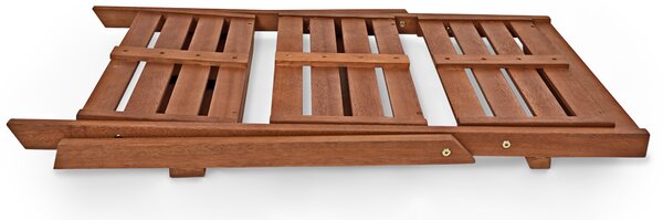 Suport de lemn pentru flori TULIP, 3 niveluri, 56x59x79cm, maro Casaria