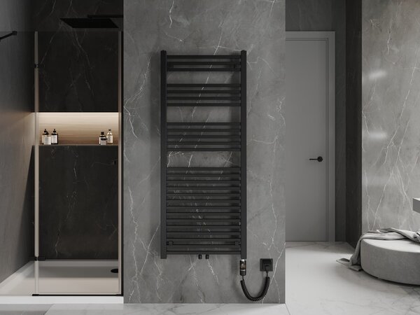 Mexen Pluton, element electric de încălzire 1450x600 mm + tijă de încălzire 900 W, negru, W106-1450-600-2900-70