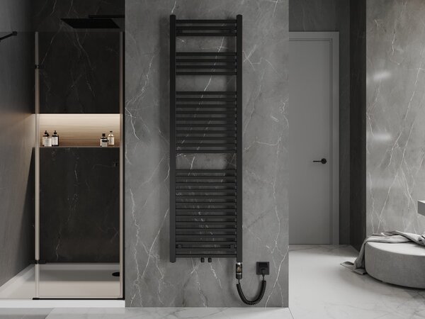 Mexen Pluton, element electric de încălzire 1700x500 mm + tijă de încălzire 900 W, negru, W106-1700-500-2900-70