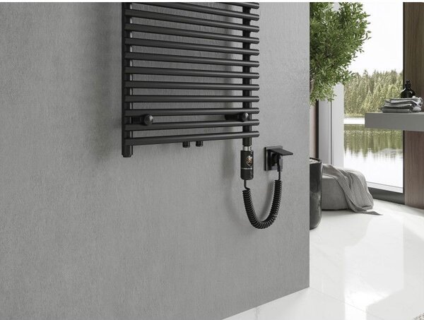 Mexen Sol, element electric de încălzire 1200x600 mm + tijă de încălzire 900 W, negru, W125-1200-600-2900-70