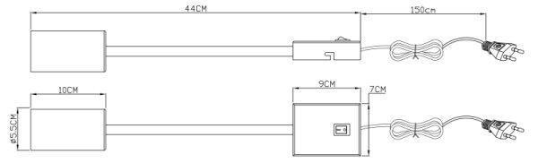 Lampă de perete flexibilă ROBBY 1xGU10/25W/230V neagră/crom Globo 57911W