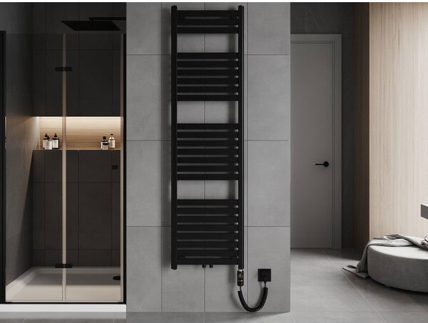 Mexen Uran, element electric de încălzire 1800x500 mm + tijă de încălzire 900 W, negru, W105-1800-500-2900-70