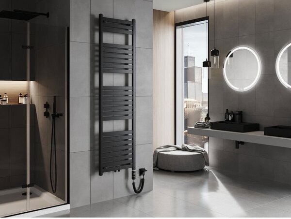 Mexen Uran, element electric de încălzire 1800x500 mm + tijă de încălzire 900 W, negru, W105-1800-500-2900-70