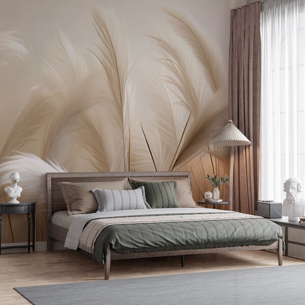 Tapet Iarbă de pampas, Fototapet Natură, w05716 : Uwalls.ro