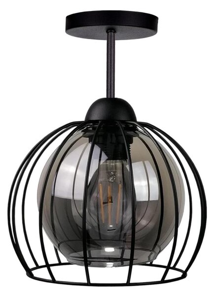 Lustră aplicată SOLO BLACK 1xE27/60W/230V