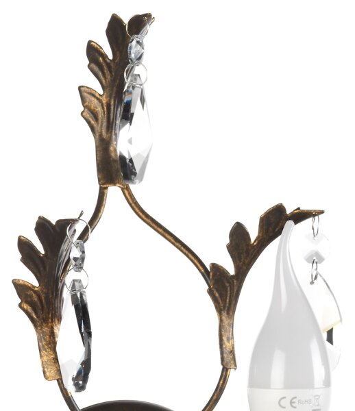 Aplică TERESA 1xE14/6W/230V bronz ONLI