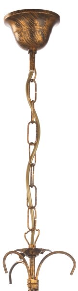 Lustră pe lanț LUCREZIA 1xE27/22W/230V bronz ONLI