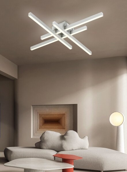 Lustră LED aplicată dimabilă LED/50W/230V 3000-6500K Top Light + telecomandă