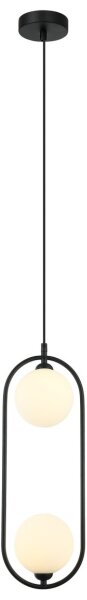 Lustră pe cablu LUPUS 2xG9/25W/230V ITALUX PND-3965-2-BK