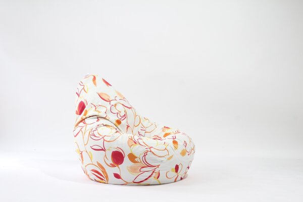 Fotoliu Nirvana Hobbit Pufrelax, Material Textil - Lively Blossom