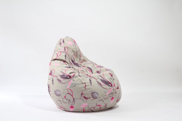 Fotoliu Nirvana Hobbit Pufrelax, Material Textil - Flower Buds
