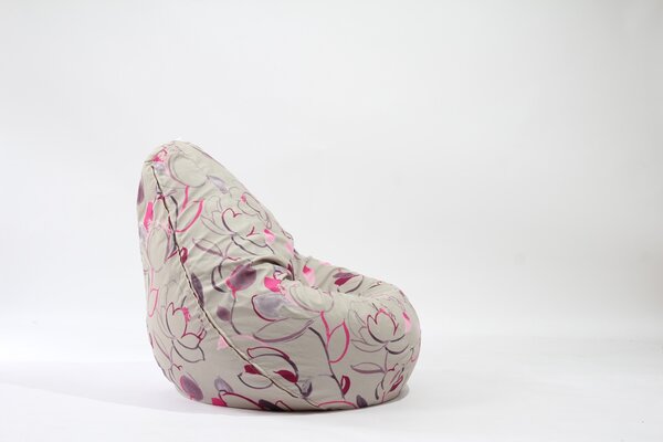 Fotoliu Nirvana Hobbit Pufrelax, Material Textil - Flower Buds
