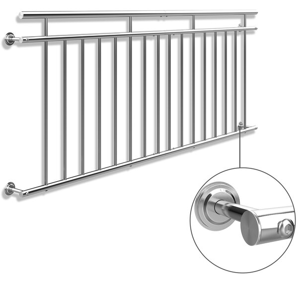 Deuba Balustrada balcon - 90x225 cm
