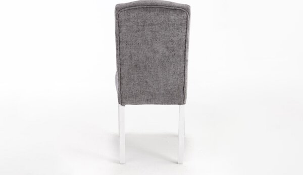 Scaun Living KJCLM056 Gri/Alb