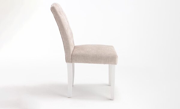Scaun Living KJCLM056 Bej/Alb