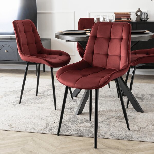Scaun sufragerie Clavar (bordo) . 1128955