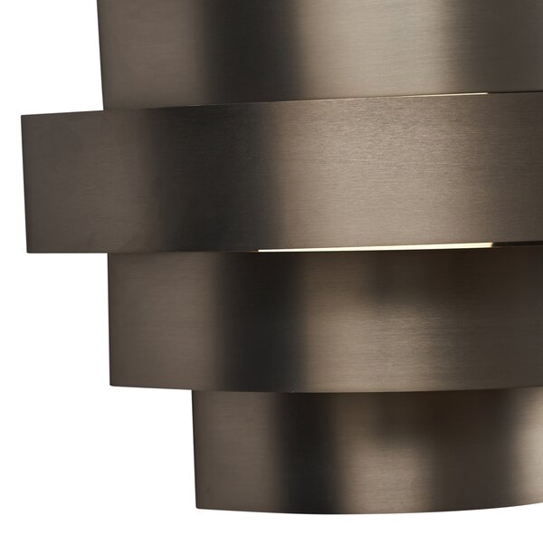 Lampă de perete modernă gunmetal cu LED inclus, cu 3 trepte de intensitate luminoasă - Lines