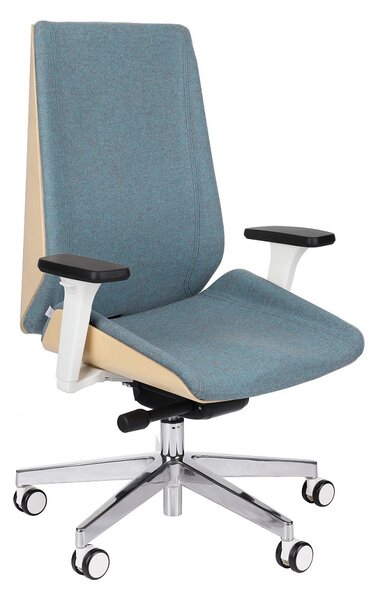Scaun de birou Moon Wood White