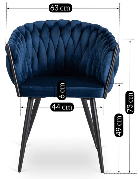 Scaun sufragerie Cappy 2 (roz + auriu) . 1129138