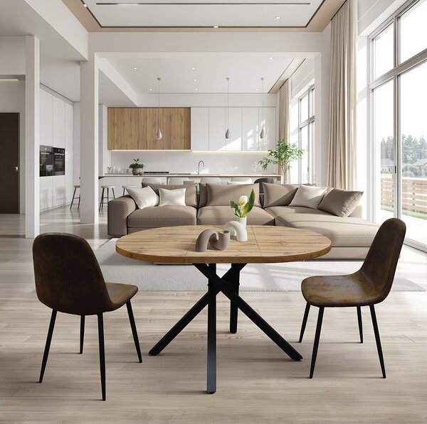 Masa rotunda extensibila Nada Ø 100 cm