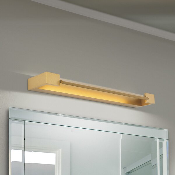 ORION Marylin Aplică de perete cu LED pentru baie, lungime 60 cm, auriu, aluminiu, Auriu / Alamă, Baie, Aluminiu, Modern