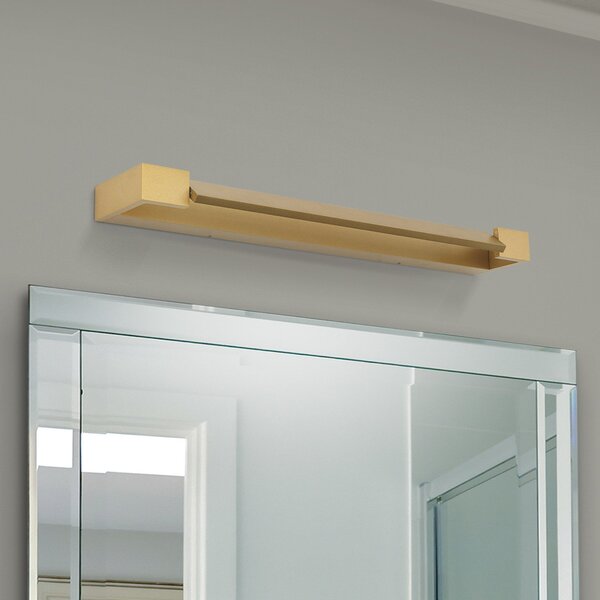 ORION Marylin Aplică de perete cu LED pentru baie, lungime 60 cm, auriu, aluminiu, Auriu / Alamă, Baie, Aluminiu, Modern