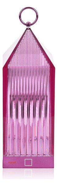Kartell Lantern LED lampă de masă reîncărcabilă, violet, reciclată, IP54, reglabil, Violet, dormitor, Plastic, Design