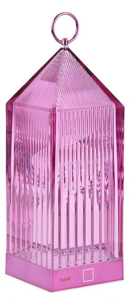 Kartell Lantern LED lampă de masă reîncărcabilă, violet, reciclată, IP54, reglabil, Violet, dormitor, Plastic, Design