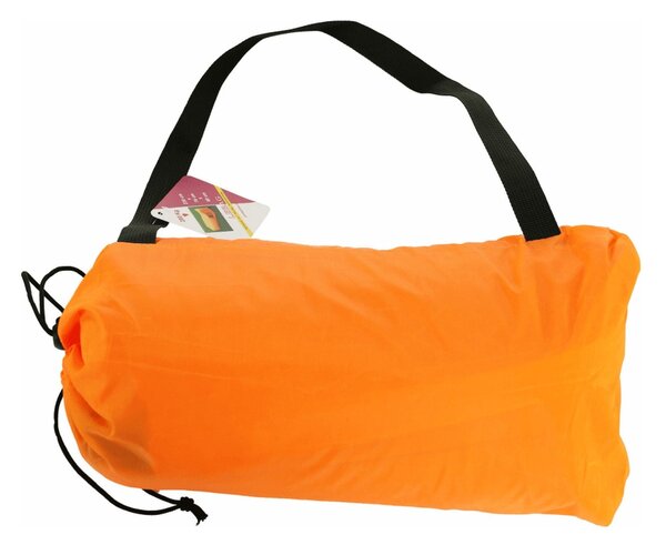 Fotoliu gonflabil LEBAG, nailon rezistent, portocaliu, 70x180/190/240 cm