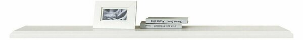 Polita IDENTO B, alb, PAL melaminat, 155x25x4 cm