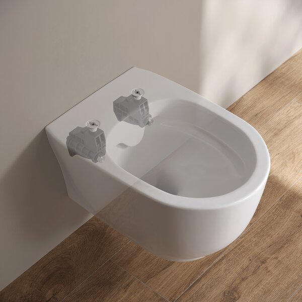 Cersanit Luna set cadru și vas wc, capac+ buton de spălare S4028-002