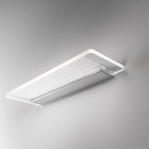 Linea Light Aplică de perete cu LED Skinny, aluminiu anodizat, aluminiu, PMMA, sus/jos, Metalic, Camera de zi / sufragerie, Aluminiu, Perete unghiular