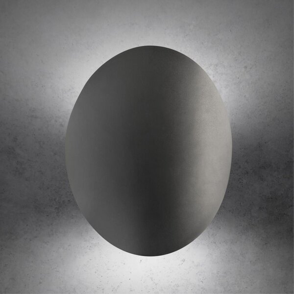 Linea Light Aplică de exterior cu LED Alba, gri, aluminiu, IP65, 3.000 K, Gri, Aluminiu, Modern