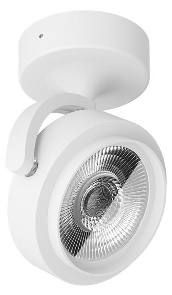 Linea Light Spot LED pentru tavan Eta, unghi de rază 15,4°, alb, 3.000 K, aluminiu, Alb, Camera de zi / sufragerie, Aluminiu