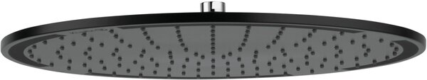 Kludi A-QA cap de duș 25x25 cm rotund negru 6432587-00