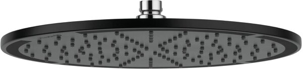 Kludi A-QA cap de duș 25x25 cm rotund negru 6432587-00