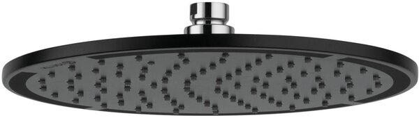 Kludi A-QA cap de duș 25x25 cm rotund negru 6432587-00