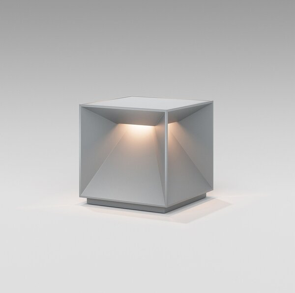 Sigor Lampa de masă cu LED și baterie Nutalis, gri ceață, IP54, dimabilă, reglabil, Gri, Aluminiu, Modern