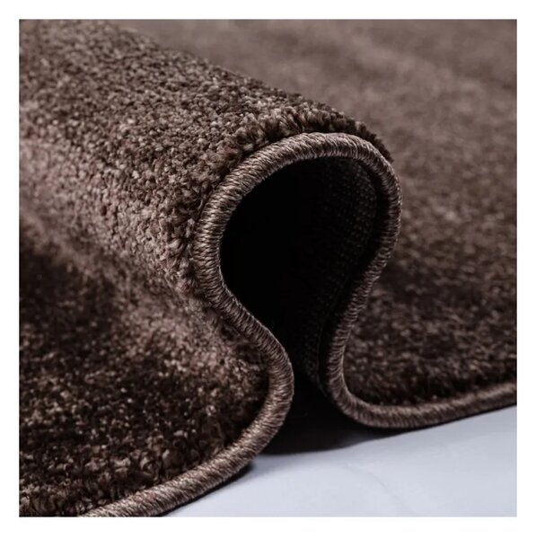 Traversa Hermes model unicolor maro inchis 4047-311 Selectează lătime: 100 X