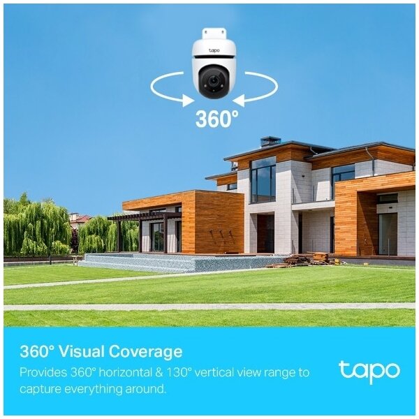 TP-Link - Cameră de exterior cu senzor IP65 Wi-Fi