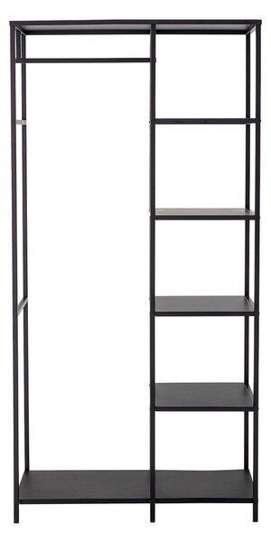 Suport pentru haine negru din metal 90x183x40 cm Valde – Bloomingville
