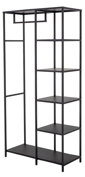 Suport pentru haine negru din metal 90x183x40 cm Valde – Bloomingville