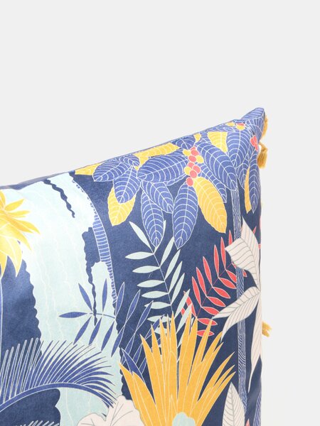 Sinsay - Perna cu ciucuri decorativi pe margini - multicolor